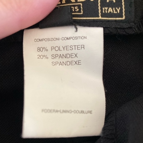 Fendi Roma Archive Tech Pants Black Made in Italy Y2K Minimalist F logo Waist - Picture 6 of 11